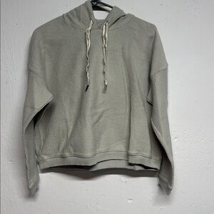 Light Green Aerie Cropped Hoodie